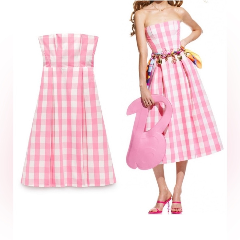 Zara gingham dress inspired by Barbie